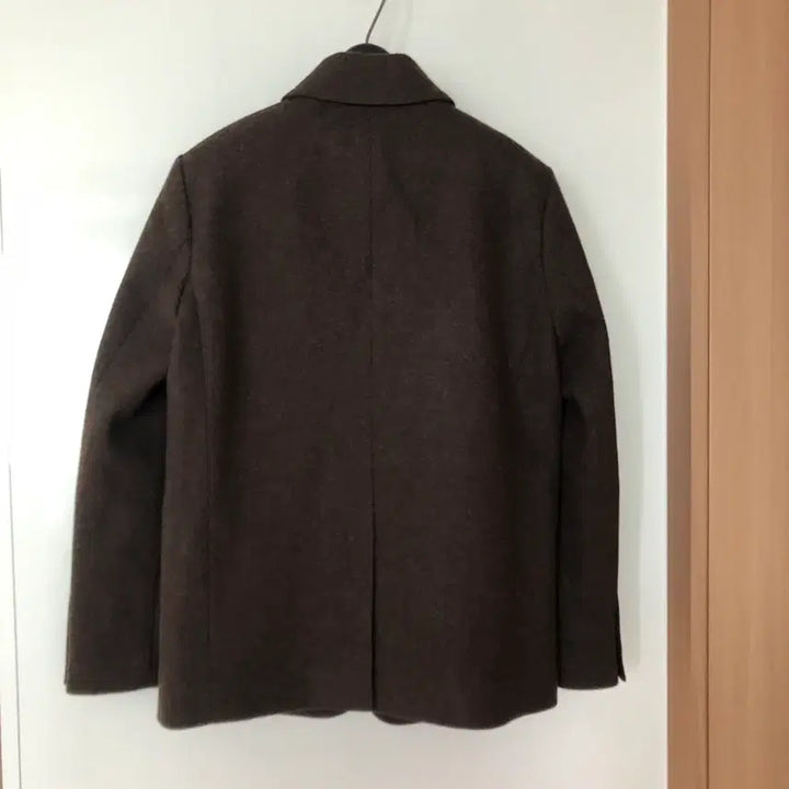 [BUNJANG] Riel 22 First Single Wool Jacket Brown Half Coat / 리엘 22년 퍼스트 싱글 울자켓 브라운 하프코트 결혼식 하객룩 출근룩리엘
