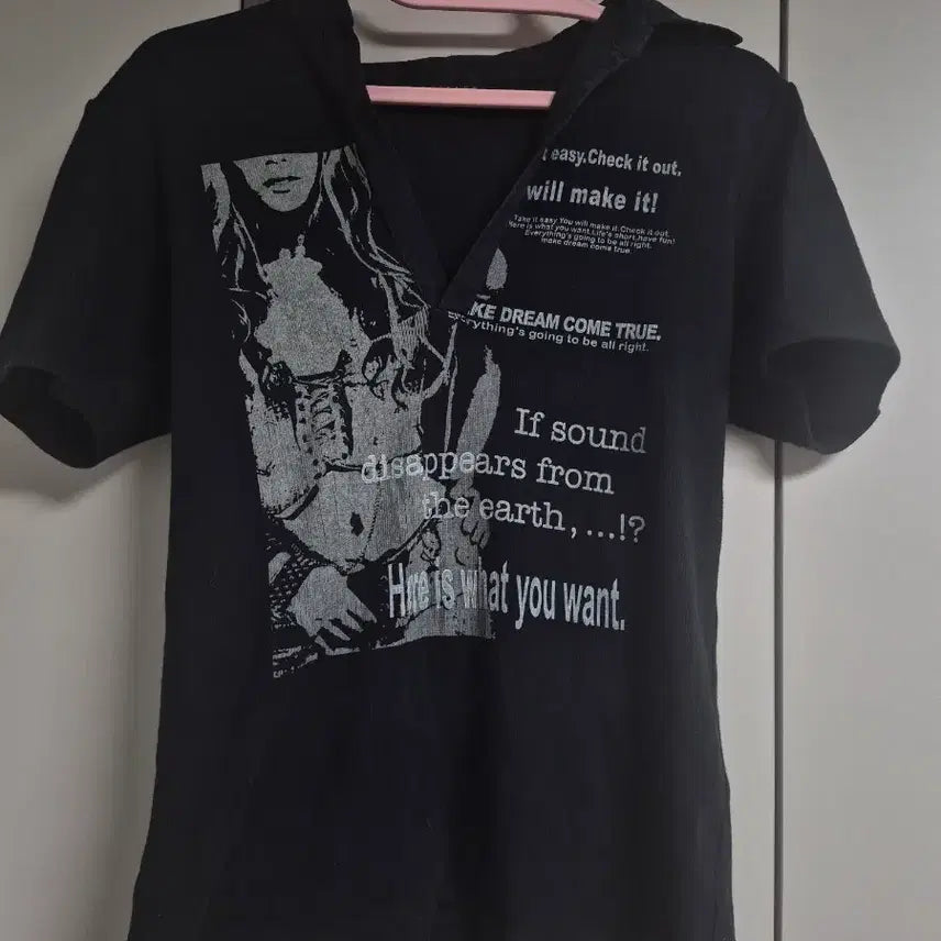 [BUNJANG] Vintage Y2K Punk Rock Chic Short Sleeve Top / 펑크 락시크 y2k 갸루  일본 빈티지 카라반팔