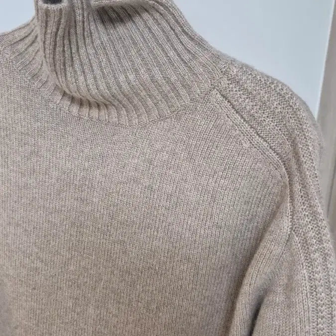 [BUNJANG] Lacento Cashmere 100% Pullover Knit Beige / 라씨엔토(90/55여유핏) 캐시미어100 풀오버니트 베이지