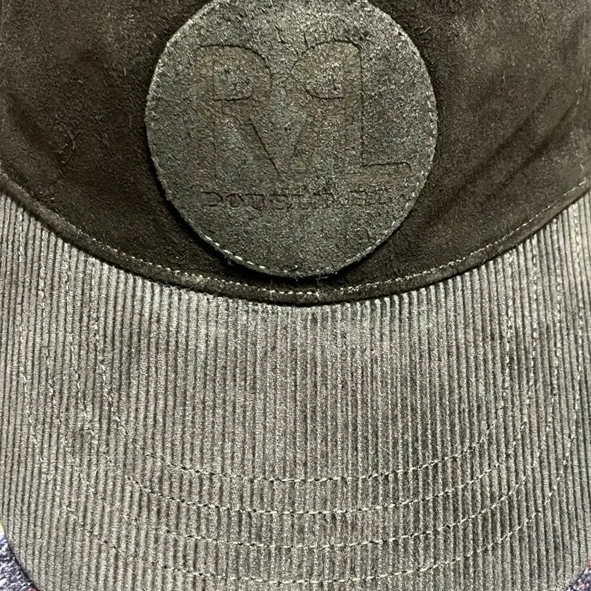 [BUNJANG] RRL Logo Suede Ball Cap / 더블알엘 (RRL) 로고 스웨이드 볼캡