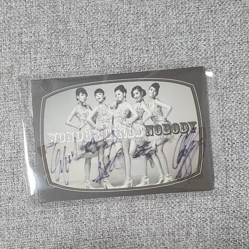 원더걸스 nobody 친필 싸인앨범
