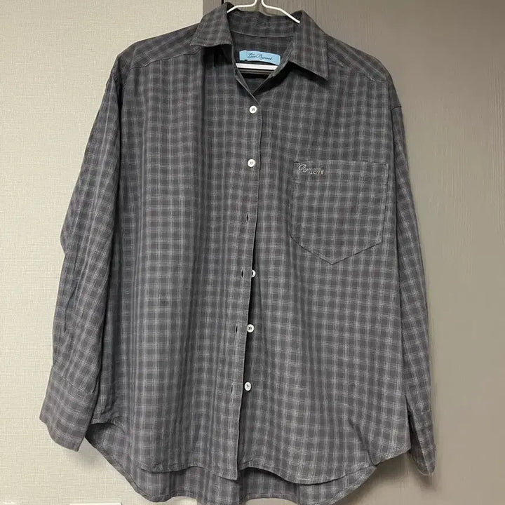 [BUNJANG] Love by Mood Powder Check Shirt / 러브바이무드 Powder Check Shirt 셔츠