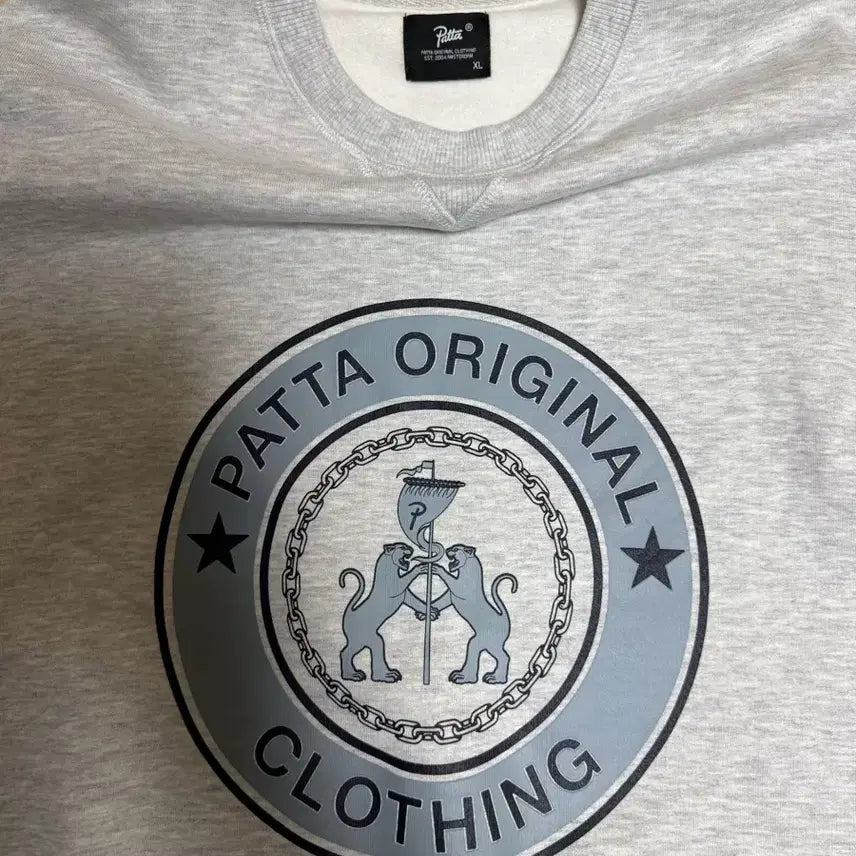 [BUNJANG] XL Pata Marina Sweatshirt Light Melange Gray / [XL] 파타 마리나 맨투맨 라이트 멜란지 그레이 판매합니다.