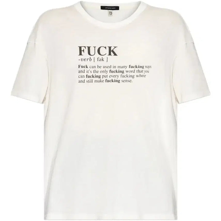 [SOLD OUT] R13 FUCK 티셔츠 L사이즈