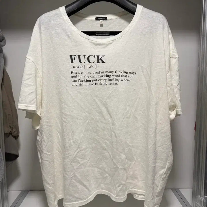 [SOLD OUT] R13 FUCK 티셔츠 L사이즈