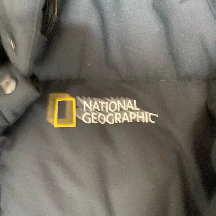 [BUNJANG] National Geographic Cayman 3 Goose Down Long Padded Jacket Charcoal / 네셔널 지오그래픽 카이만 3 구스다운 롱패딩 챠콜 L사이즈