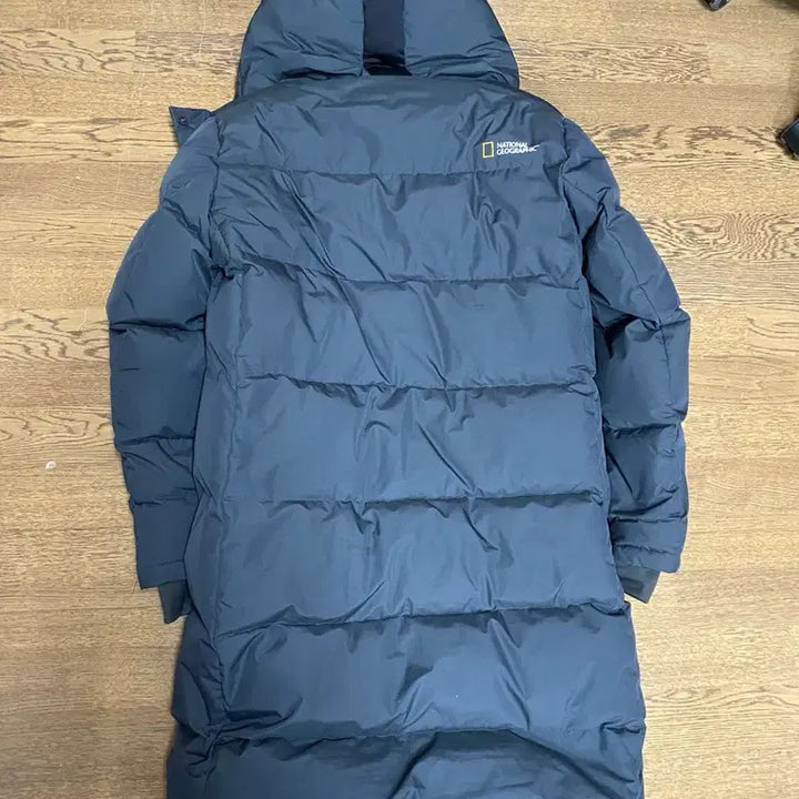 [BUNJANG] National Geographic Cayman 3 Goose Down Long Padded Jacket Charcoal / 네셔널 지오그래픽 카이만 3 구스다운 롱패딩 챠콜 L사이즈