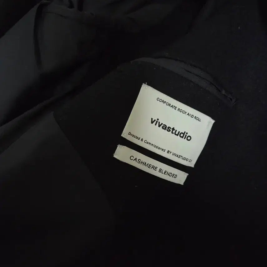 [BUNJANG] VIVASTUDIO Cashmere Black Coat / 비바스튜디오 캐시미어 블랙 코트