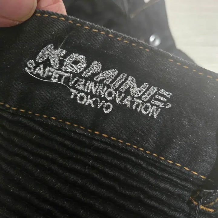 [BUNJANG] Komine Black Biker Jeans S / 코미네 미사용품 블랙 바이커  청바지  S