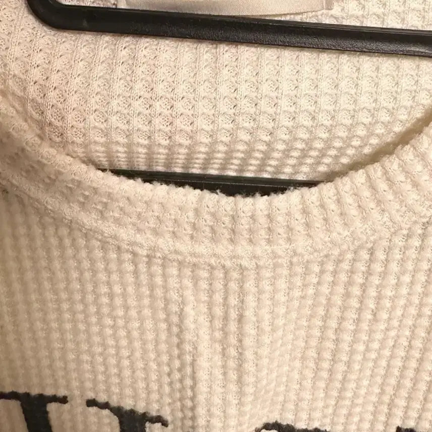 [BUNJANG] Free Unisex Knit Sweatshirt / 니트 맨투맨 free 남녀공용