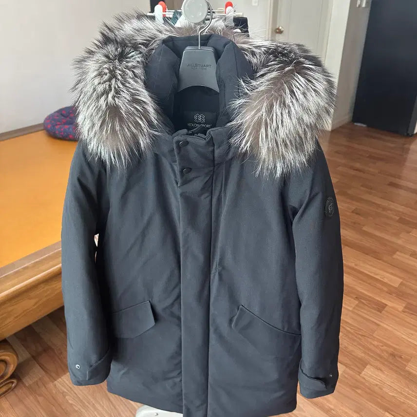 [BUNJANG] Kolon Sport Black Silver Fox Down Jacket (Size 95) / 코오롱 제스트 95사이즈 블랙색상 실버폭스 다운
