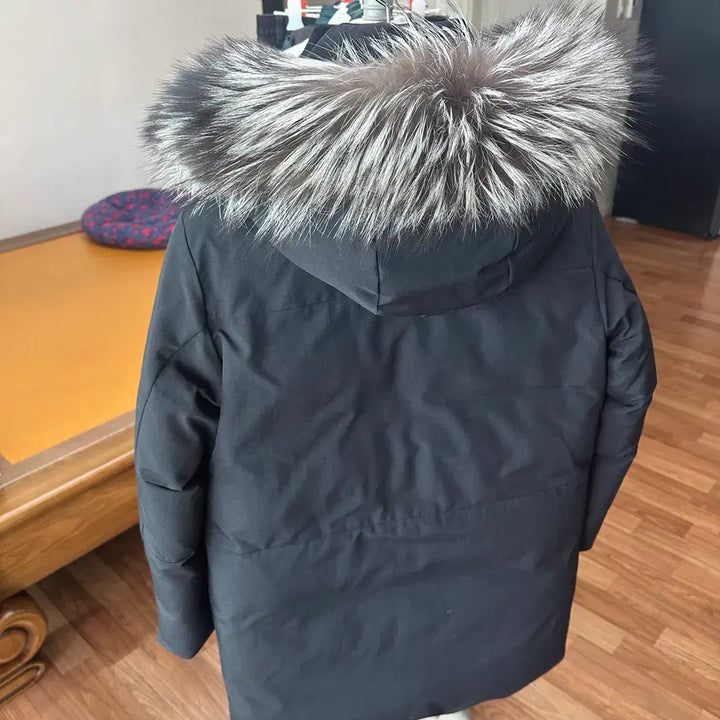 [BUNJANG] Kolon Sport Black Silver Fox Down Jacket (Size 95) / 코오롱 제스트 95사이즈 블랙색상 실버폭스 다운