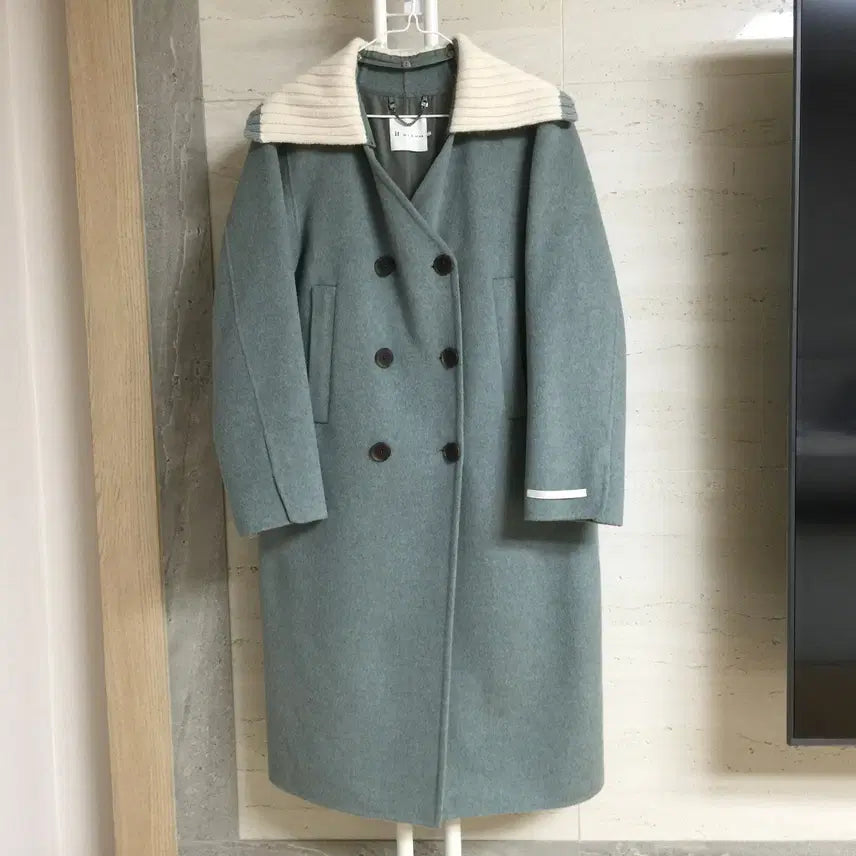 [BUNJANG] MICHAA Handmade Wool Long Coat 55 / it MICHAA 잇미샤 핸드메이드 울 롱코트 55