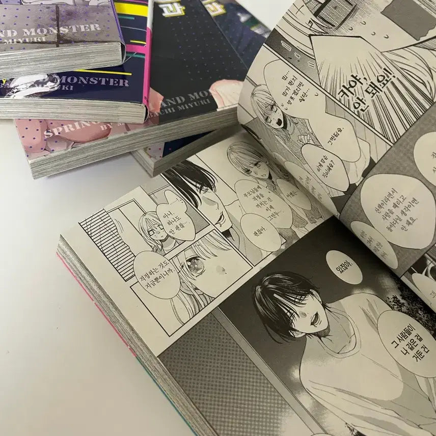 [BUNJANG] Spring Storm and Monster Volumes 1-5 Bundle Set / 봄의 폭풍과 몬스터 1~5 일괄 + 특전들 (4,5는 초판)