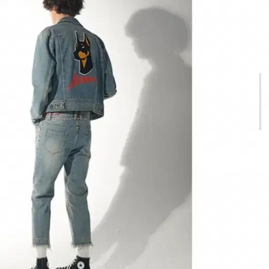 [BUNJANG] YG Family Nona9on Denim Jacket / YG패밀리 삼성물산 nona90n 노나곤 청자켓 데님자켓 도베르만