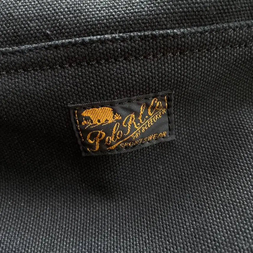 [BUNJANG] Polo Ralph Lauren Canvas Cotton Leather Backpack / 폴로 랄프로렌 캔버스코튼 레더 백팩