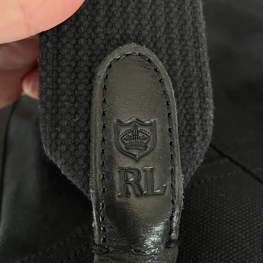 [BUNJANG] Polo Ralph Lauren Canvas Cotton Leather Backpack / 폴로 랄프로렌 캔버스코튼 레더 백팩