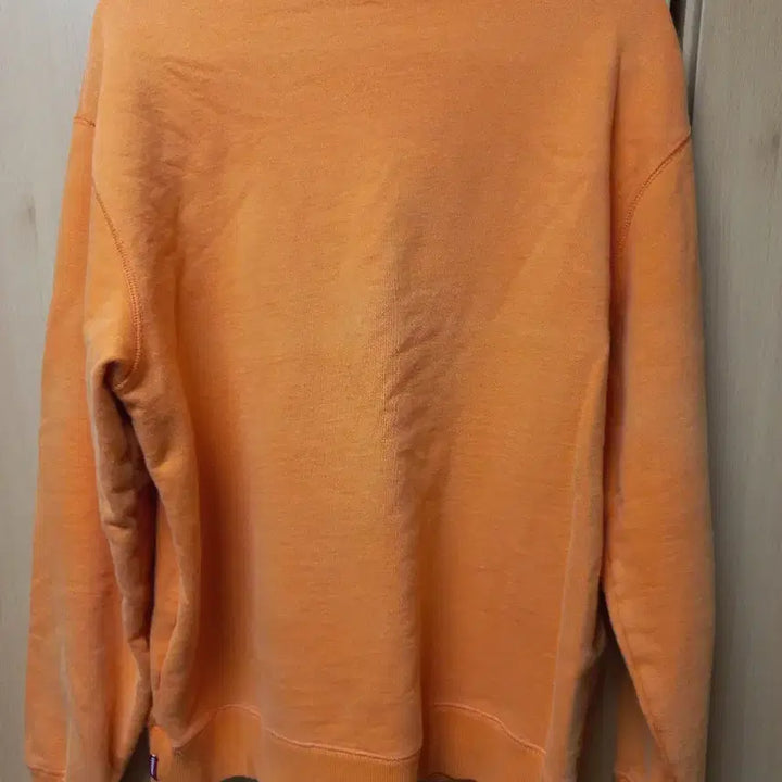 [BUNJANG] Covernat Embroidered Logo Casual Sweatshirt / 커버낫 오렌지색상 자수로고 캐주얼 맨투맨 M 95사이즈