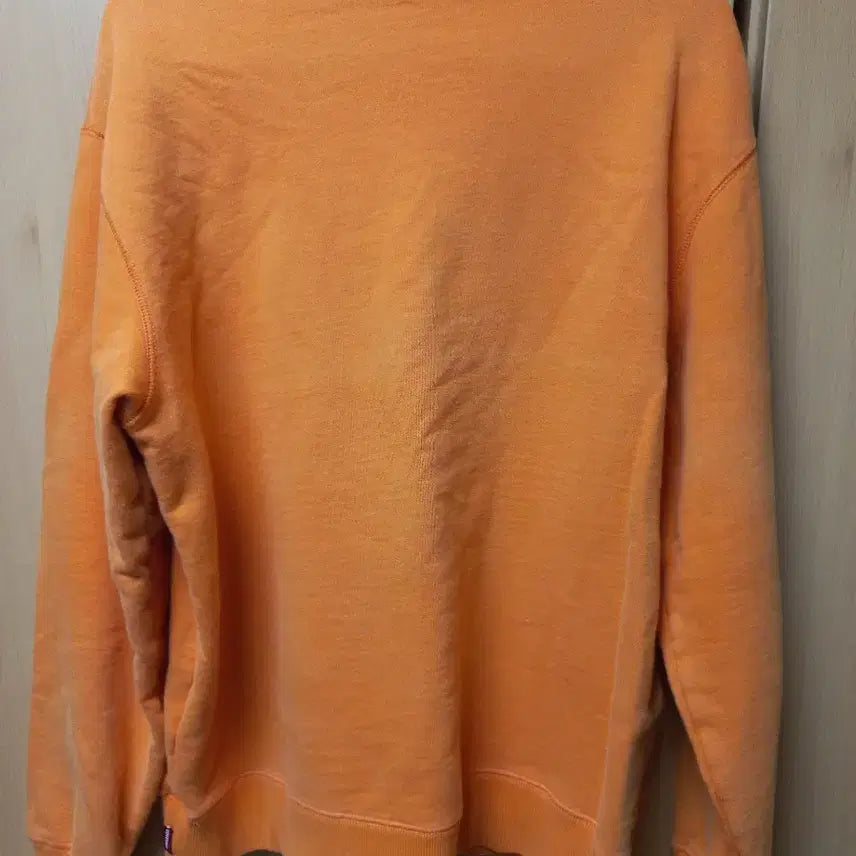 [BUNJANG] Covernat Embroidered Logo Casual Sweatshirt / 커버낫 오렌지색상 자수로고 캐주얼 맨투맨 M 95사이즈