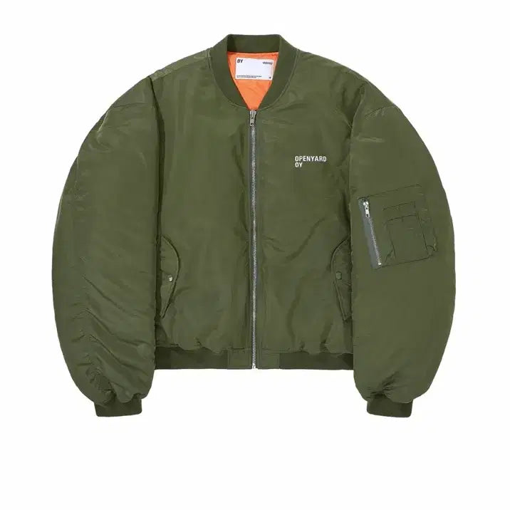 [BUNJANG] OY Openyard MA-1 Bomber Jacket Khaki / OY 오와이 오픈야드 MA-1 봄버 자켓 카키