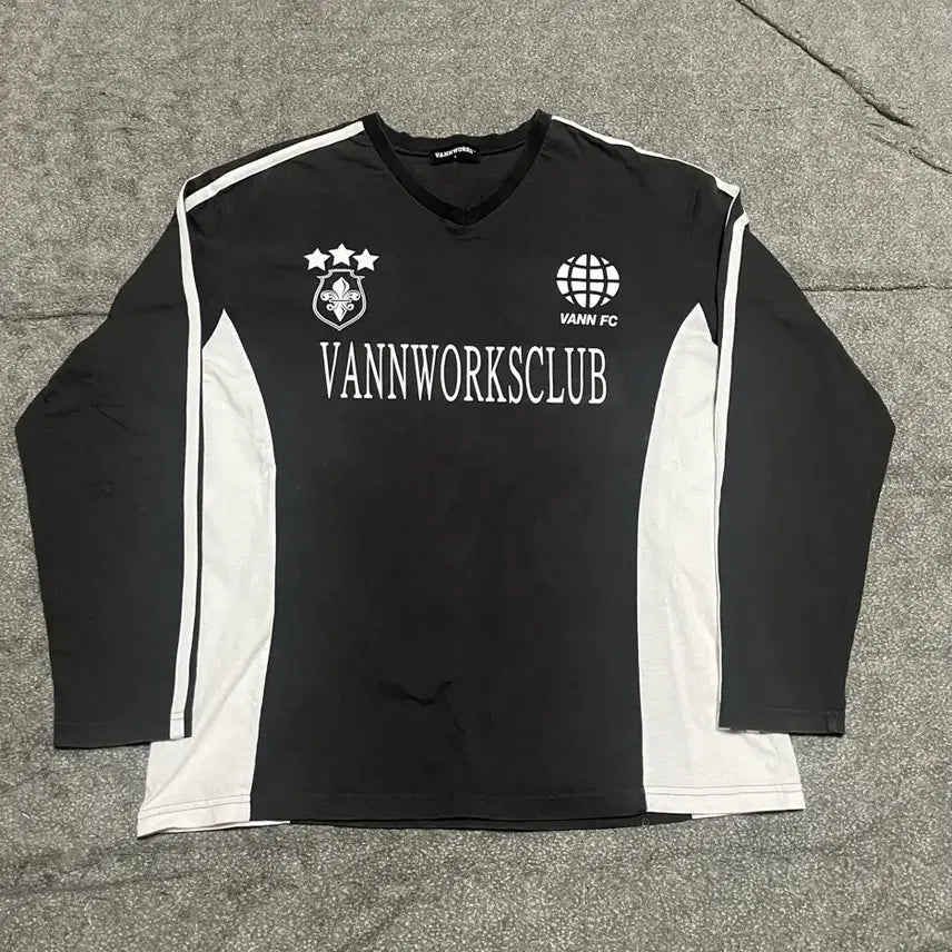 [BUNJANG] Benvix Blockcore Long Sleeve Charcoal L / 벤윅스 블록코어 롱 슬리브