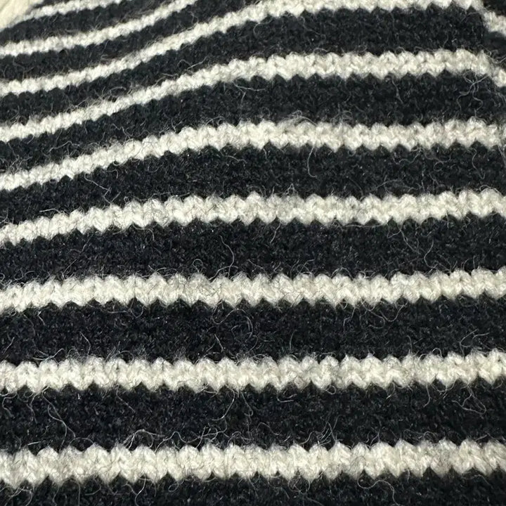 [BUNJANG] 8seconds Striped Knit Zip-Up / 에잇세컨즈 스트라이프 니트 집업