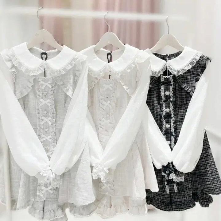 [SOLD OUT] 노에미 noemie 매니 리본 트위드 셋업 베이비핑크 양산형 지뢰계