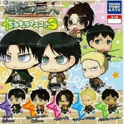 [BUNJANG] Attack on Titan Charmy Chara Gacha Part 3 / 택포8)진격의 거인 진격거 차미캬라 가챠 파트3