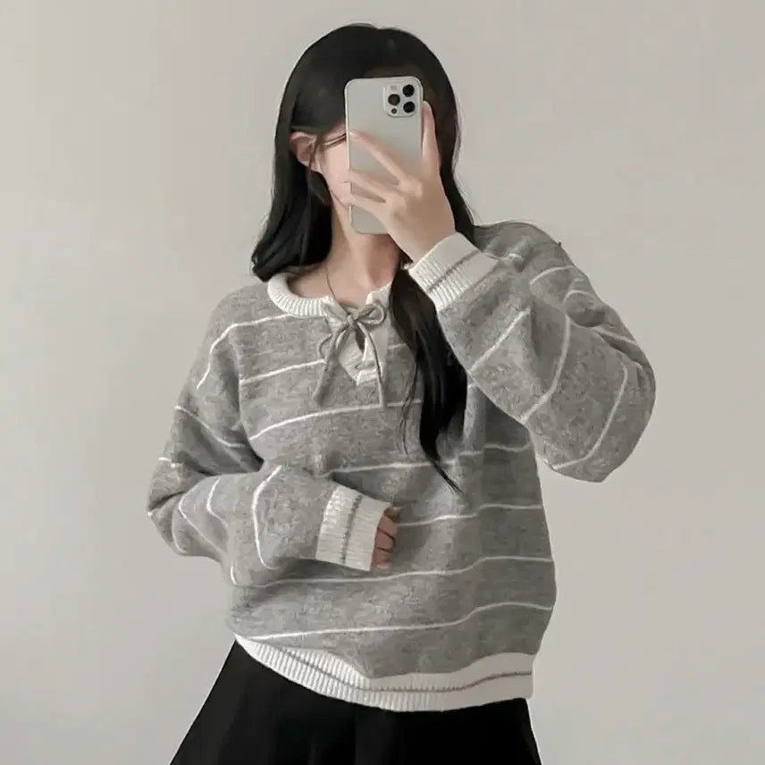 [BUNJANG] Ably Wool Eyelet Knit Sweater / 에이블리 울 아일렛 니트 새상품