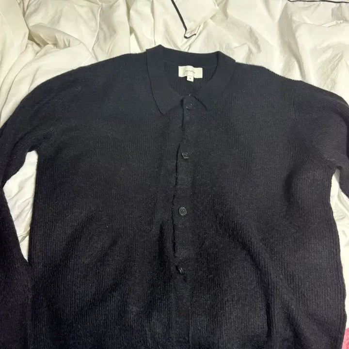 [BUNJANG] Black M Mohair Plain Cardigan / 셔터 모헤어 플레인가디건 블랙 m