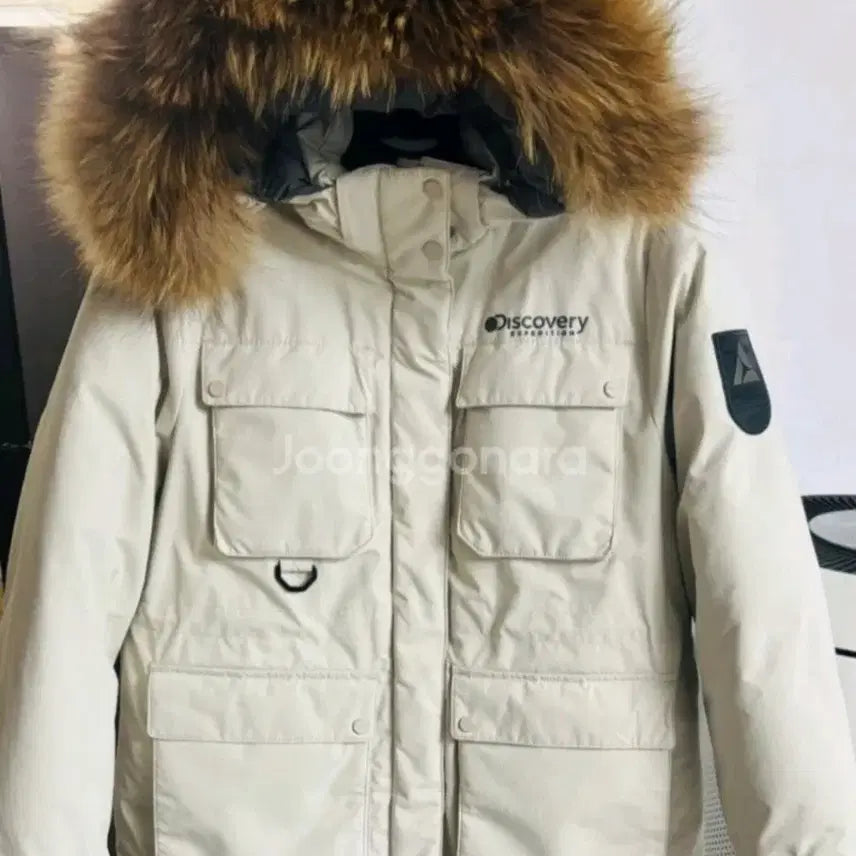[BUNJANG] Discovery Ivory Padded Jacket / 디스커버리(아이보리패딩)