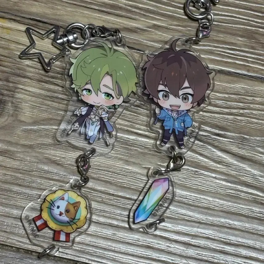 [BUNJANG] Nucarnival Olivine Eight Keyring Bundle Set / 누카니발 올리빈 에이트 줄줄이 키링 일괄
