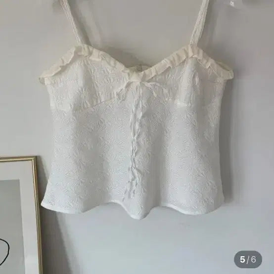 [BUNJANG] Unbranded Frill Bustier Cardigan Set / [새상품] 프릴뷔스티에 가디건 세트