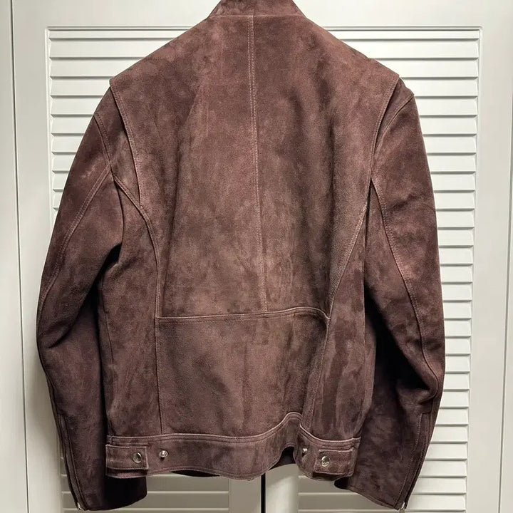 [BUNJANG] Qui Goat Suede Single Rider Jacket / [새상품] qui 쿠이 고트 스웨이드 싱글 라이더 자켓 105