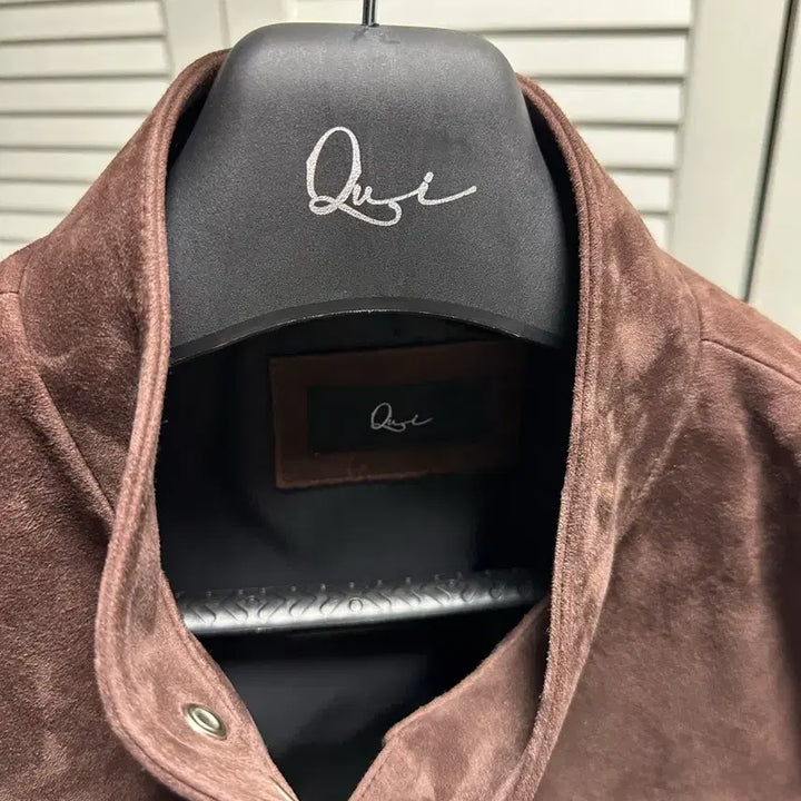 [BUNJANG] Qui Goat Suede Single Rider Jacket / [새상품] qui 쿠이 고트 스웨이드 싱글 라이더 자켓 105