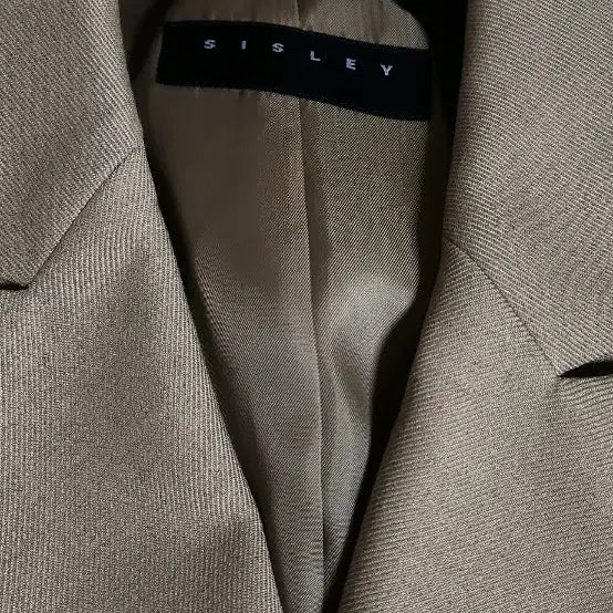 [BUNJANG] Sisley Double Button Jacket Beige / 시슬리 더블 버튼 자켓 베이지