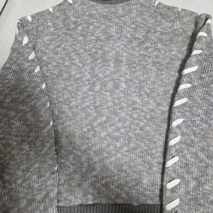 [BUNJANG] Anderson .Paak Unbleached Lace-Up Cardigan / 앤더슨벨 언블리치드 레이스업 가디건