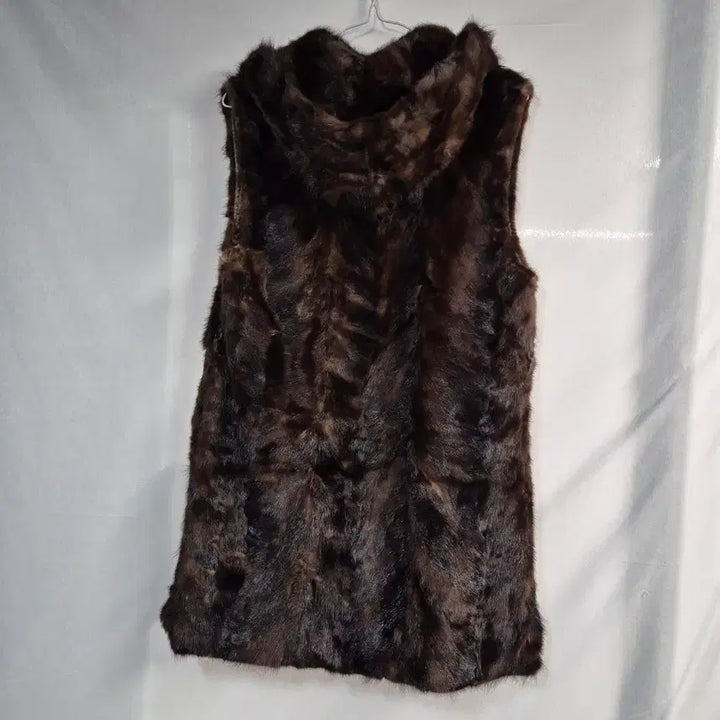 [BUNJANG] BOKO Mink Hooded Vest 55 Size / BOKO 밍크 후드 조끼 55사이즈 48-79