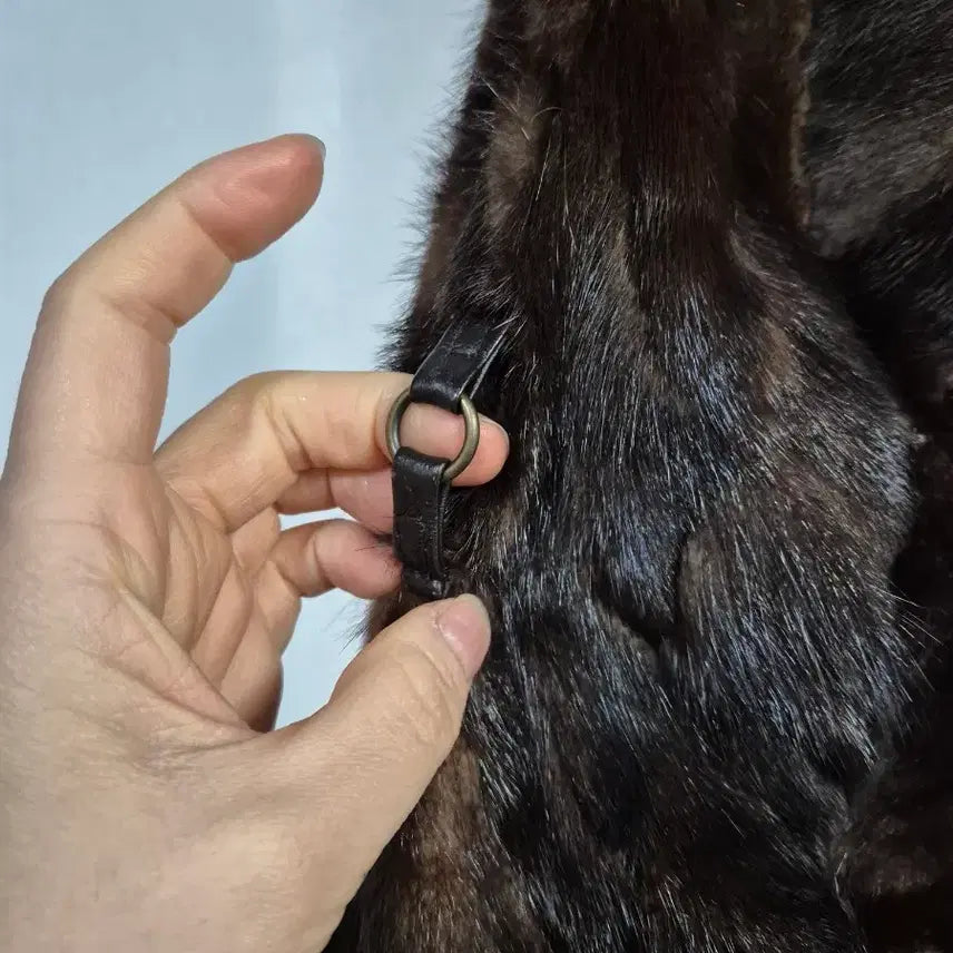 [BUNJANG] BOKO Mink Hooded Vest 55 Size / BOKO 밍크 후드 조끼 55사이즈 48-79