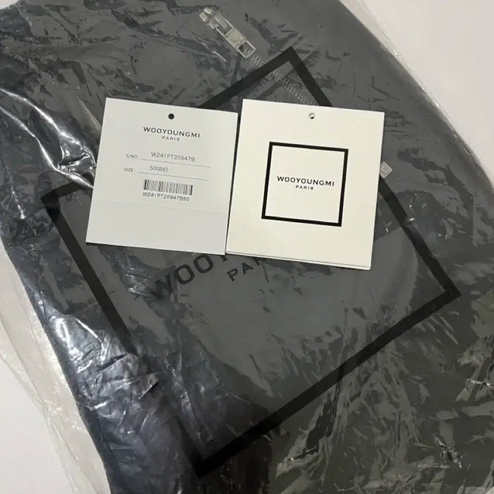 [SOLD OUT] [백화점 정품] 우영미 블랙 스트링 조거 팬츠 새상품