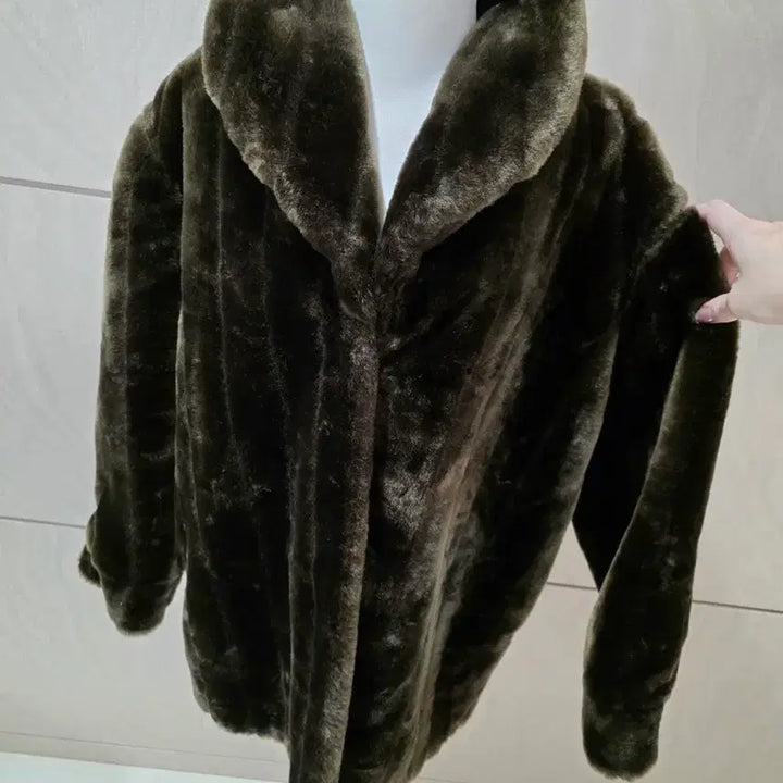 [BUNJANG] Mink Fur Jacket (55-77) / 오묘한 카키골드 밍크 퍼자켓 / 일본제품 고퀄 (55~77) 루즈핏