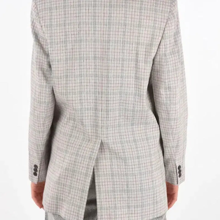 [BUNJANG] Isabel Marant Linen Check Double Jacket / 이자벨마랑21 린넨 체크 더블 자켓