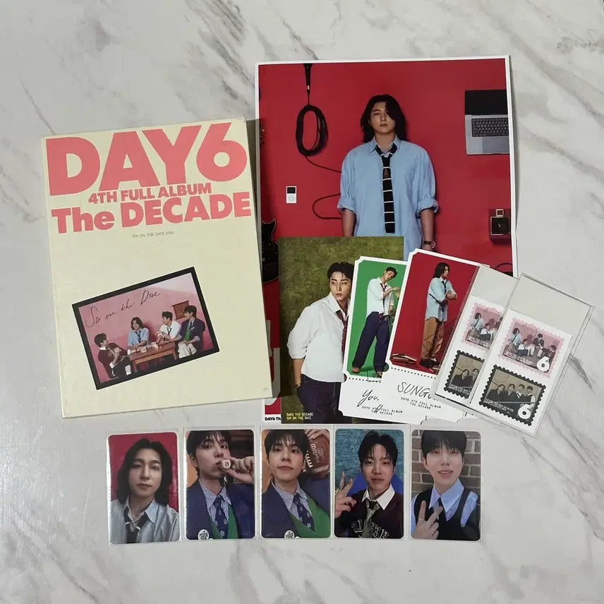 [BUNJANG] Day6 The Decade Album Bundle Set / 데이식스 The Decade/더데케이드 다이스 앨범 포카, 구성품 일괄