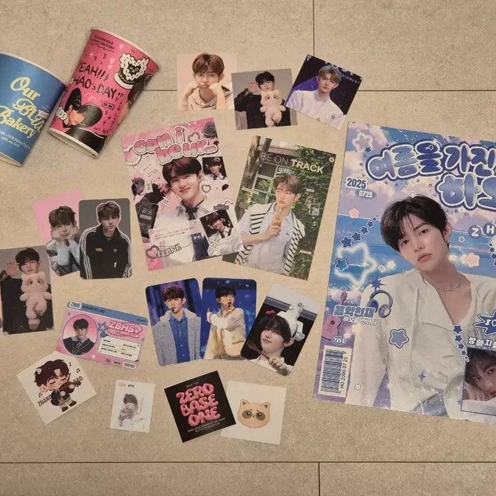 [BUNJANG] JebeOne Hao POB Photocard / 제베원 장하오 생카 특전 컵홀더 포카 스티커 엽서 띠부씰 포스터