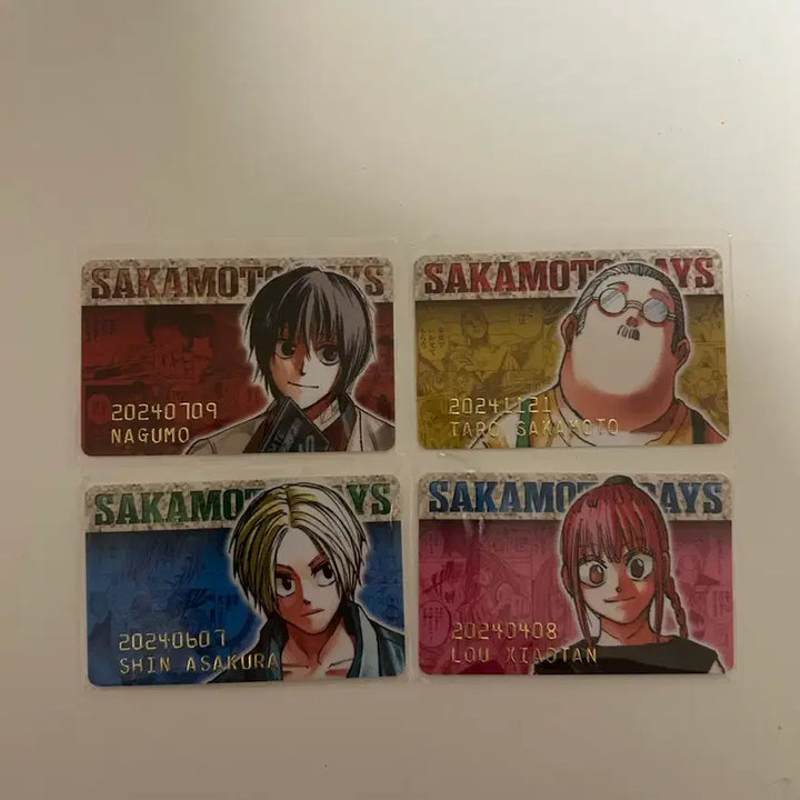 [BUNJANG] Sakura Birthday Party Event Card Bundle Set / 사카데이 버스데이 카드 4종 일괄