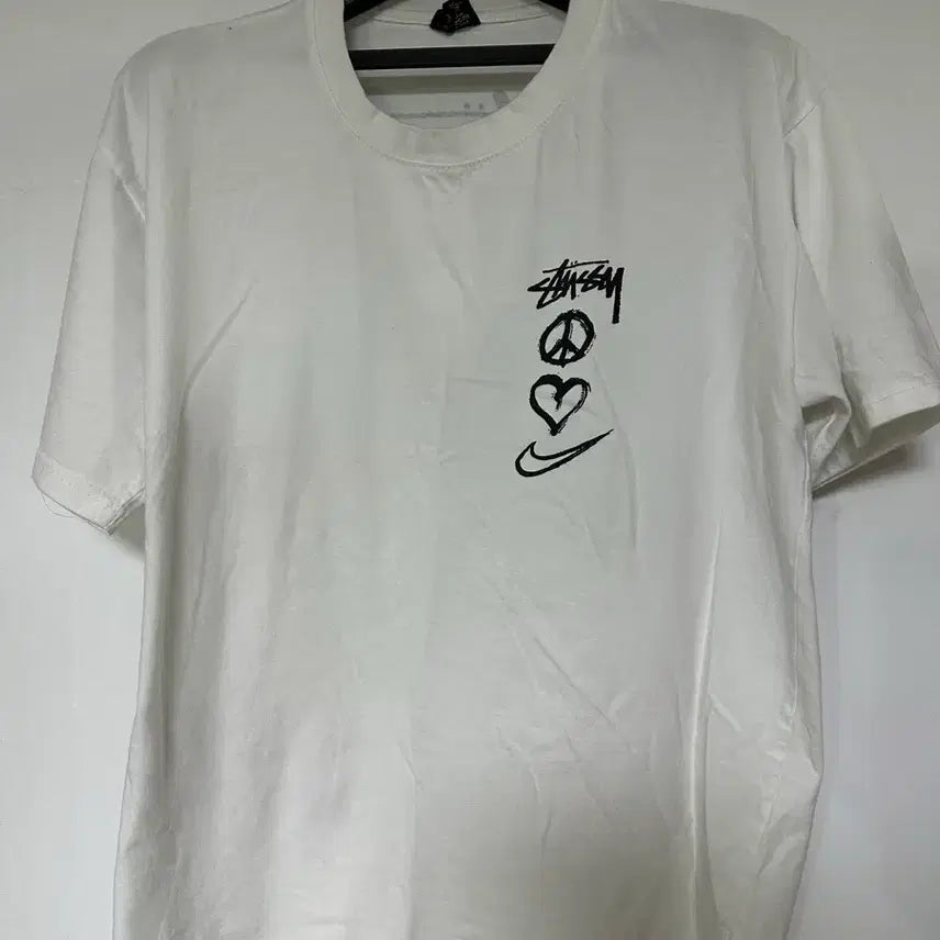 [SOLD OUT] 스투시 x 나이키 콜라보 반팔 티셔츠 화이트