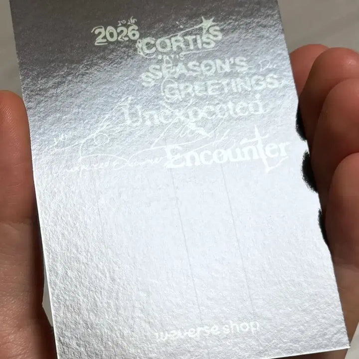 코르티스 시그 위버스 특전 포카 건호