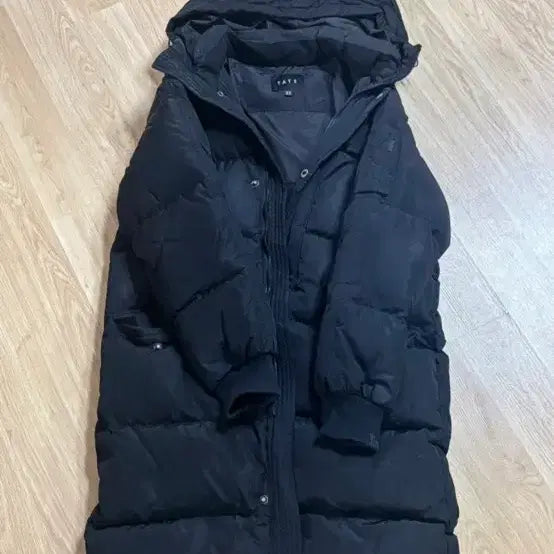 [BUNJANG] TATE Long Down Jacket - Black (Size 90) / TATE 롱패딩 블랙 90