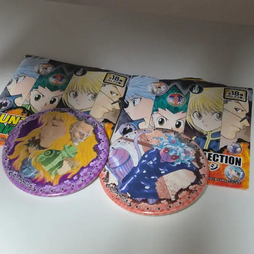 [BUNJANG] Hunter x Hunter Collection 75mm Can Badge / 헌터헌터 헌헌 콜렉션 캔뱃지 75mm 점프샵 원화