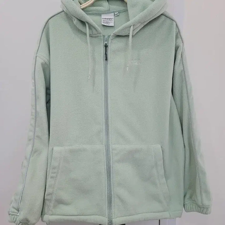 [BUNJANG] Codegraphy Oversized Fleece Hoodie S / 코드그라피 Codeography 오버사이즈 플리스 후드 집업 S